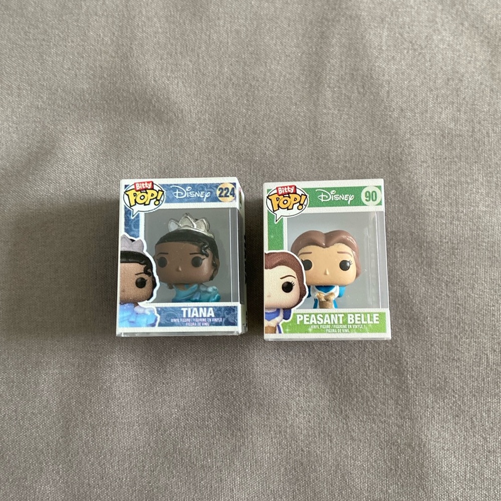 Funko Pop Minis Set Tiana and Peasant Belle
